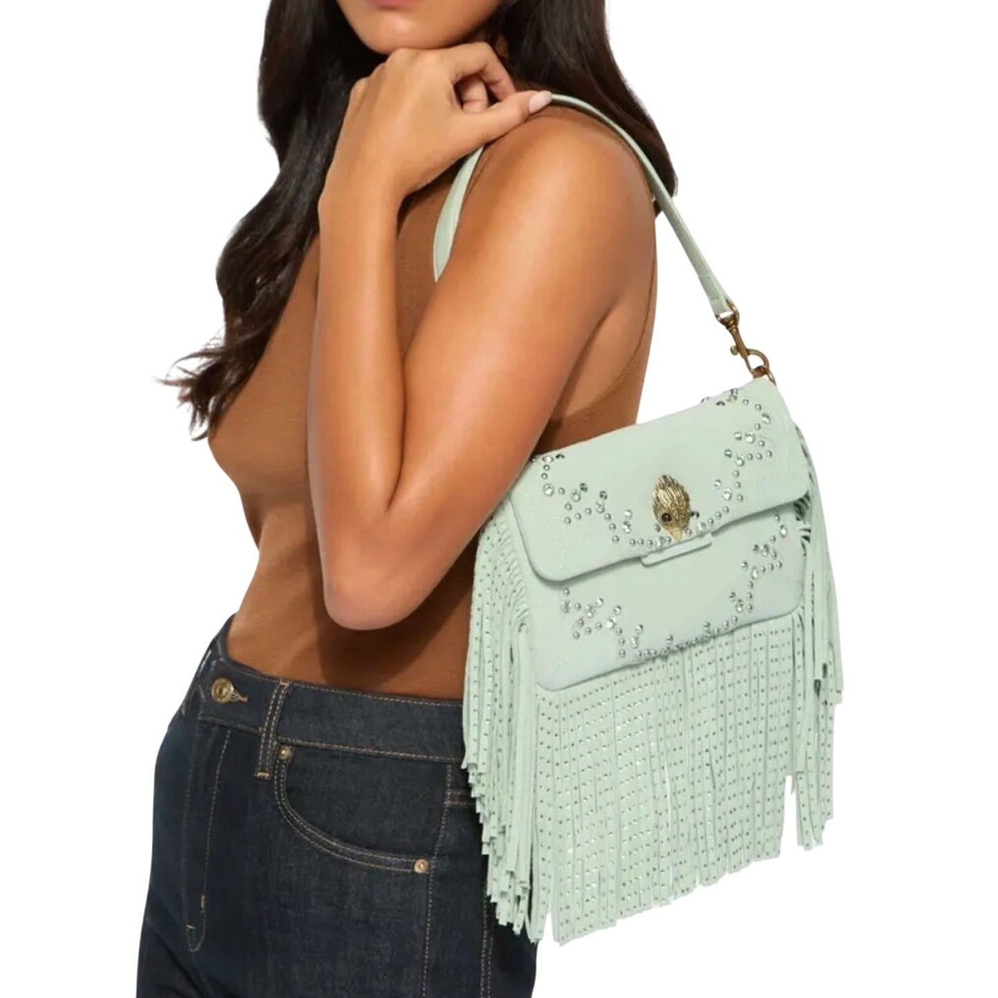 Kurt Geiger London OXFORD FRINGE SHOULDER BAG