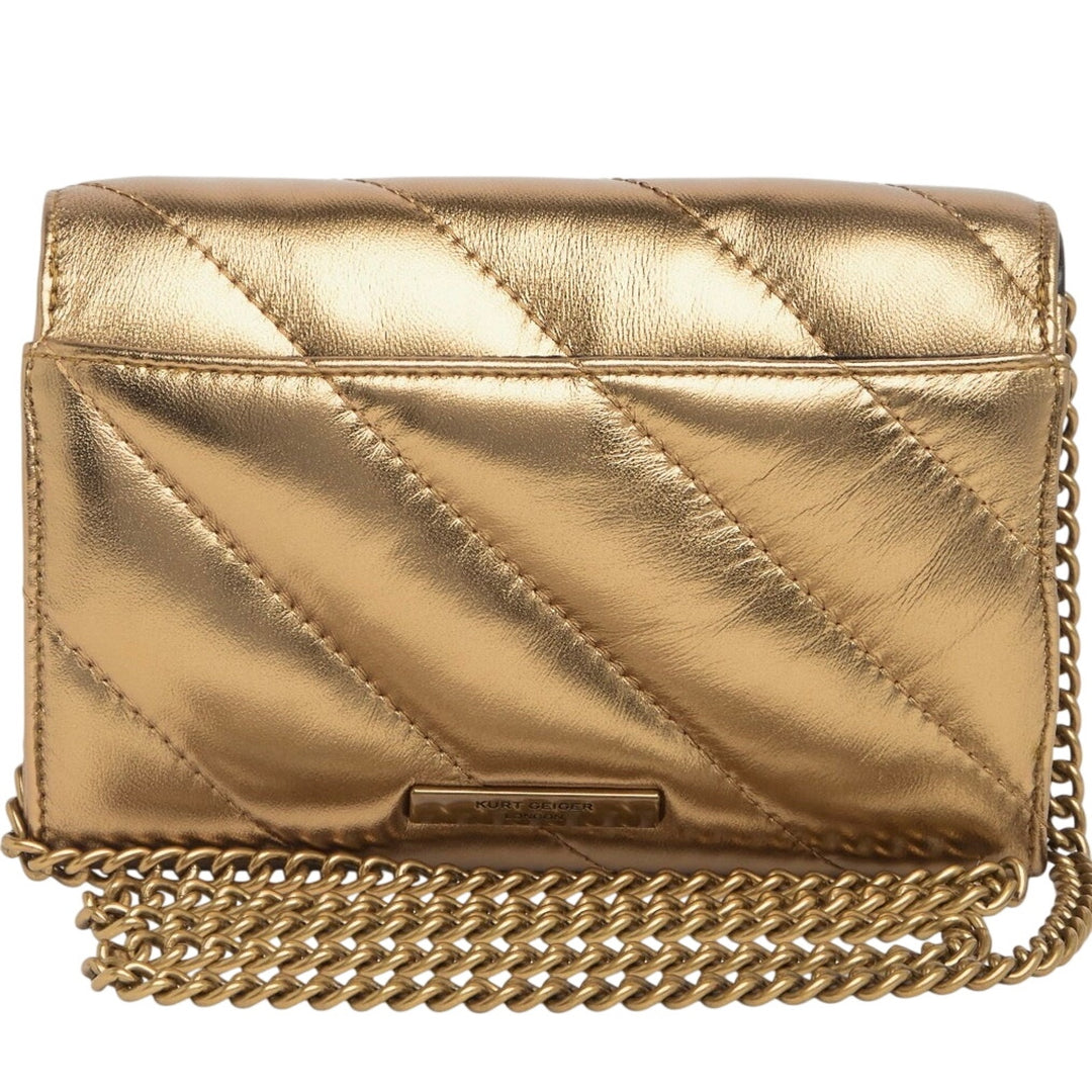 Kurt Geiger London SoHo Wallet on Chain BRONZE