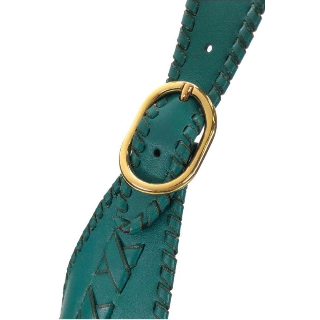 Gucci Jackie Bamboo Large Teal Hobo
