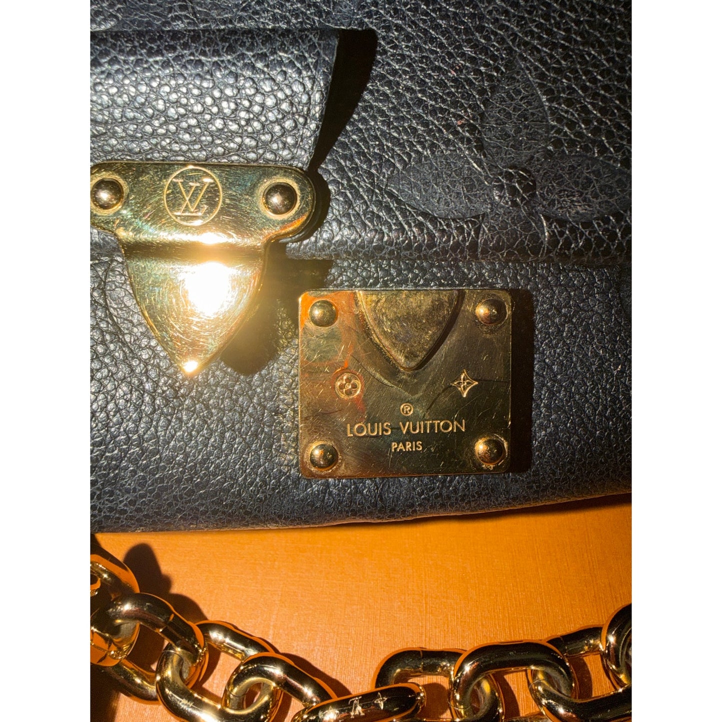 lillyscloset777 Louis Vuitton Favorite Black Empreinte Leather Used Once Full Inclusion