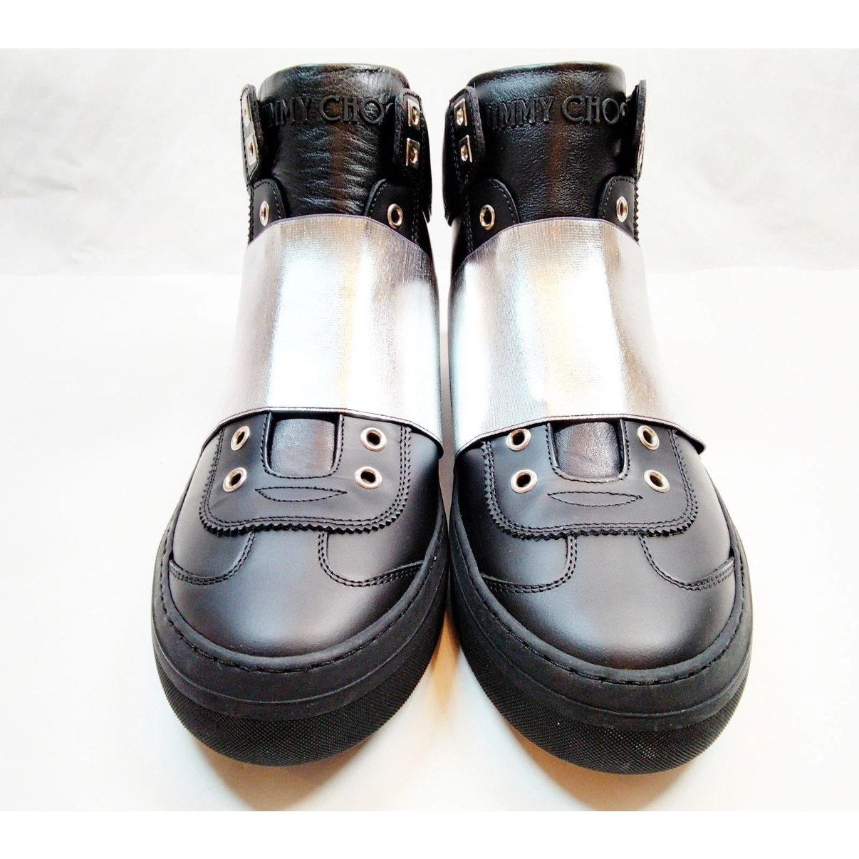 Jimmy Choo Sneakers Men Black Leather (calf) PRISTINE $1150 MSRP