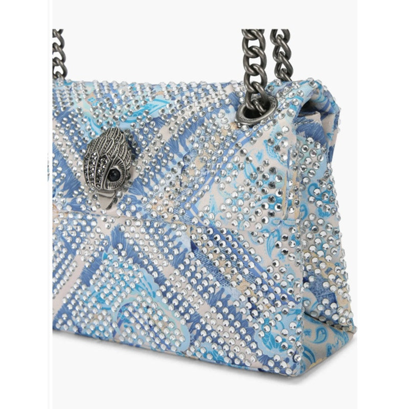 Kurt Geiger London Mini Kensington Embellished Fabric Convertible Crossbody Bag