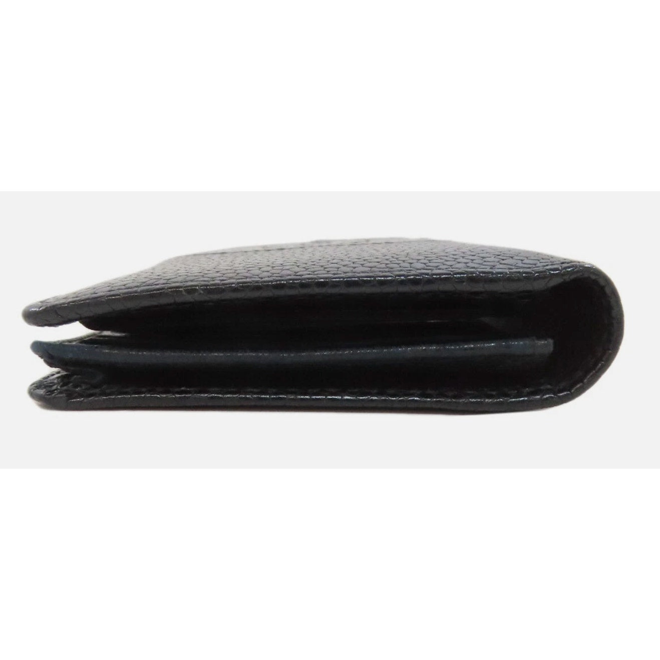 CHANEL Card Case COCO Mark Grained Calfskin Skin PRISTINE