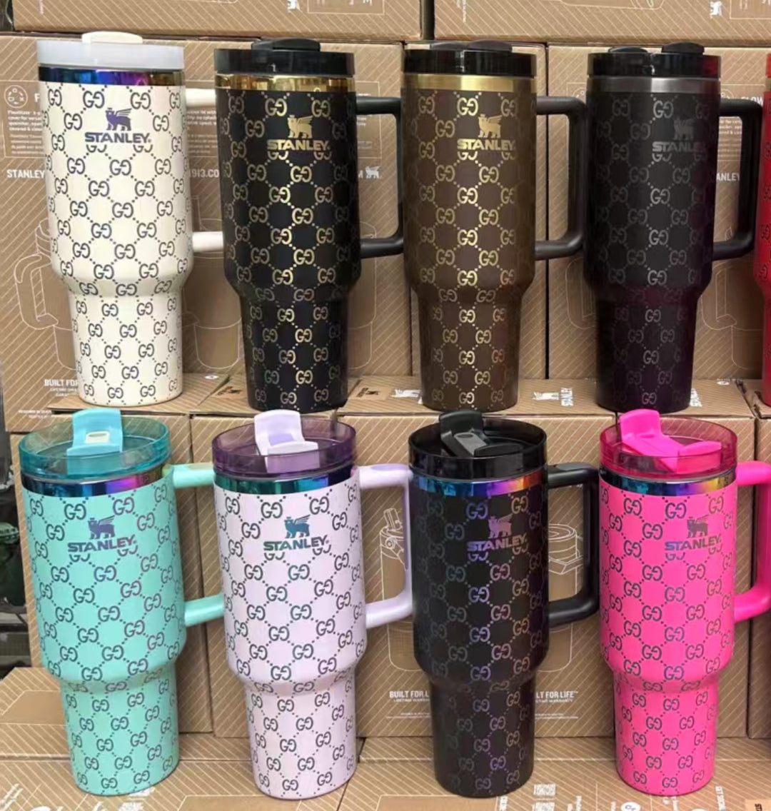 LASER ENGRAVED STANLEY 40OZ NIB WITH FUN PRINTS