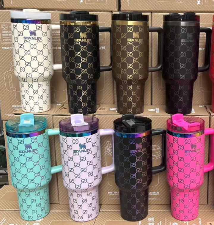 LASER ENGRAVED STANLEY 40OZ NIB WITH FUN PRINTS