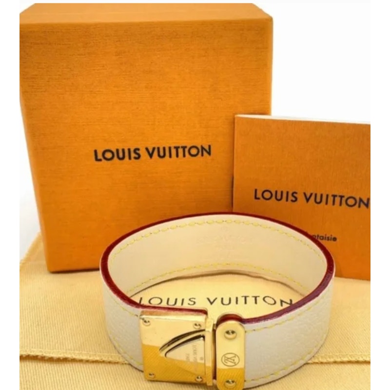 Authentic Louis Vuitton Suhali Leather Koala Bracelet with Box, Dust bag, & Card