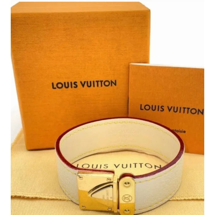 Authentic Louis Vuitton Suhali Leather Koala Bracelet with Box, Dust bag, & Card