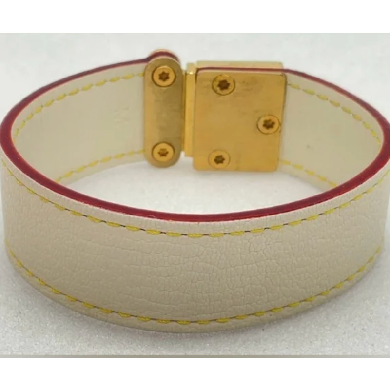 Authentic Louis Vuitton Suhali Leather Koala Bracelet with Box, Dust bag, & Card