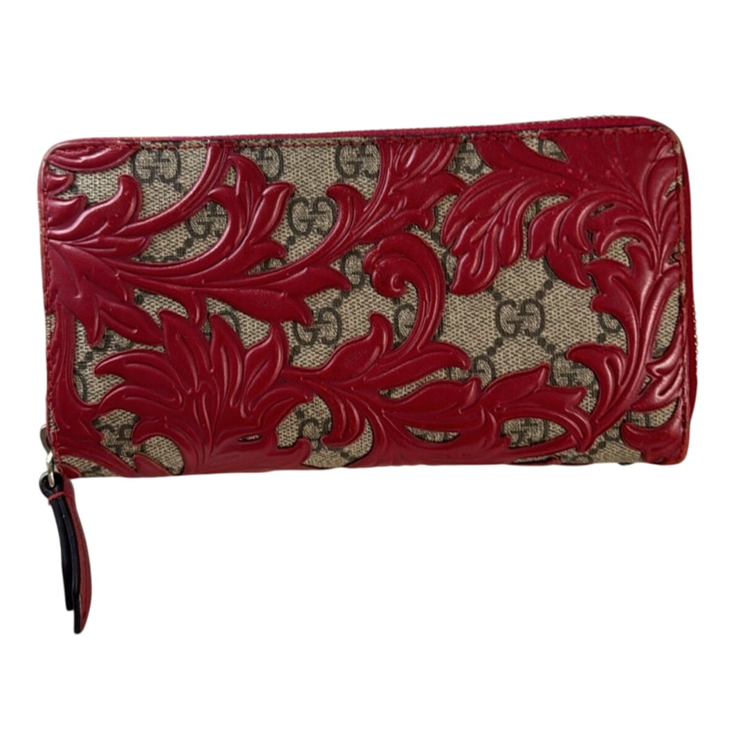 Gucci GG Supreme Arabesque Long Wallet Pristine