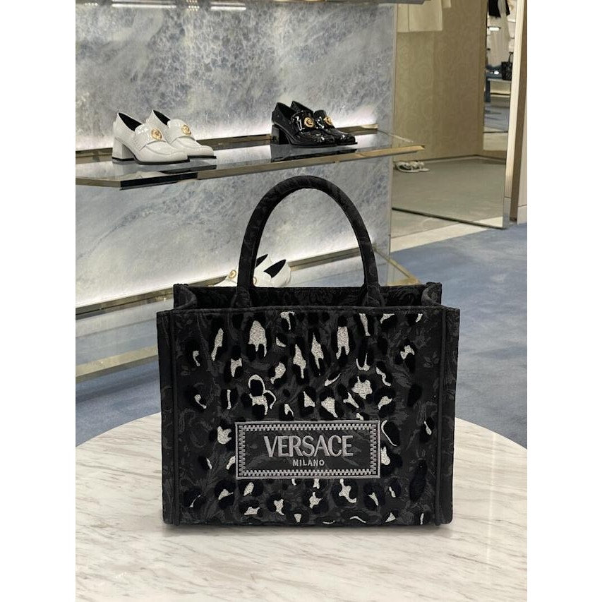 Versace Limited Edition Leopard BaRocca Athena with Guitar Strap