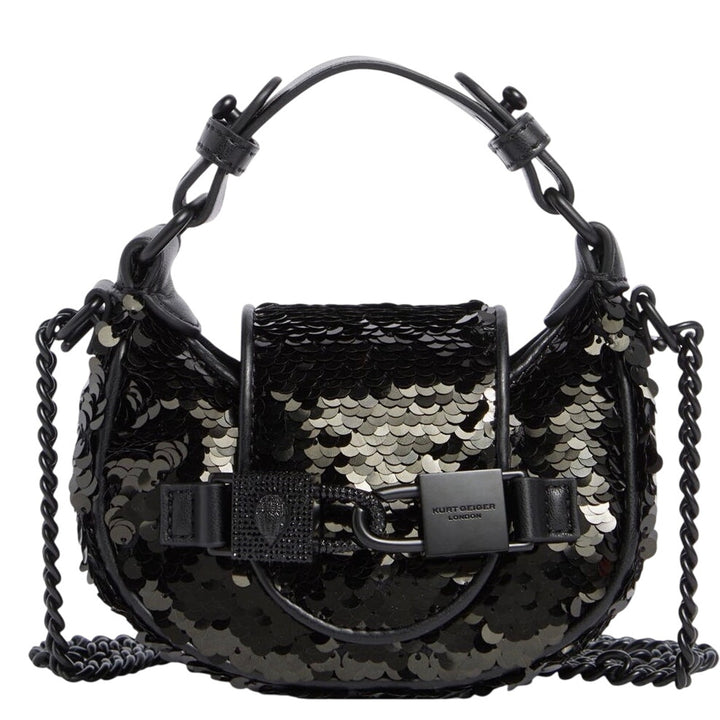 Kurt Geiger London Micro Kingsley Sequin Hobo Bag NWT