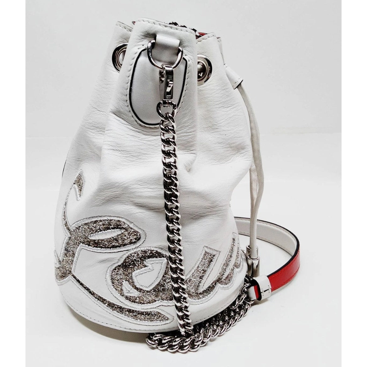 CHRISTIAN LOUBOUTIN MARY JANE BUCKET BAG EUC
