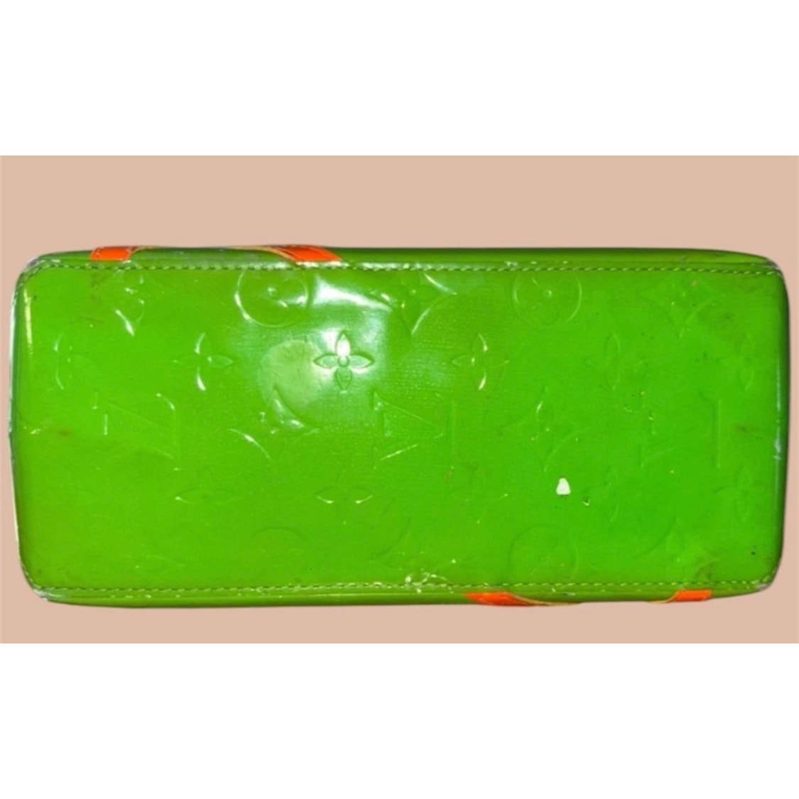 Louis Vuitton Green vernis Reade PM Limited Edition Robert Wilson