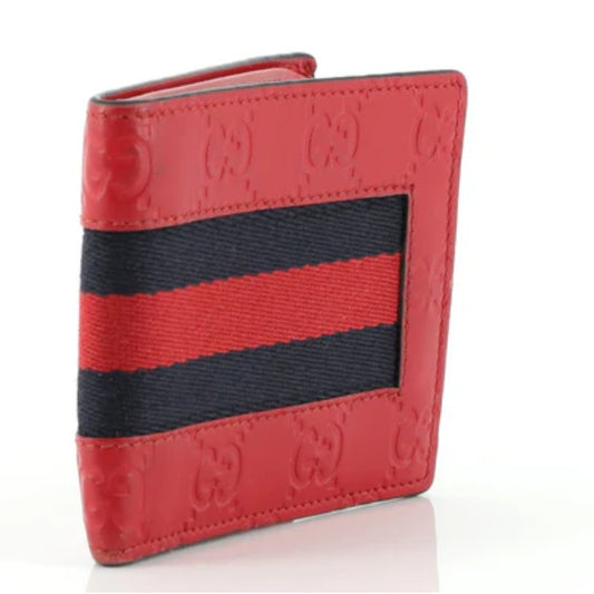 Gucci GG Guccissima Red Ophidia Wallet EUC