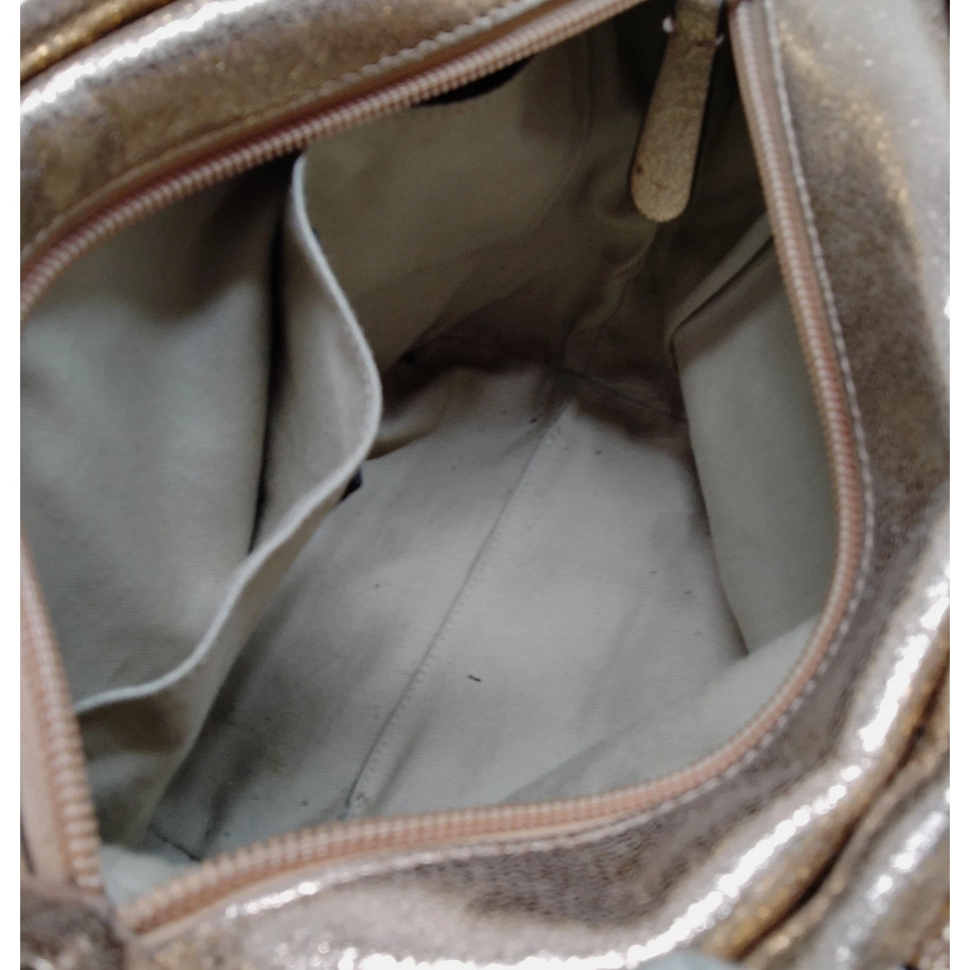 JIMMY CHOO Hand Bag Rose Gold Leather
