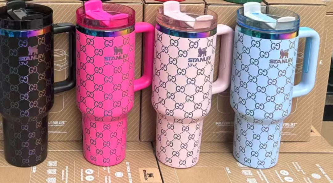 LASER ENGRAVED STANLEY 40OZ NIB WITH FUN PRINTS