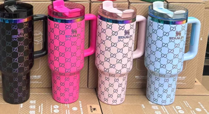 LASER ENGRAVED STANLEY 40OZ NIB WITH FUN PRINTS