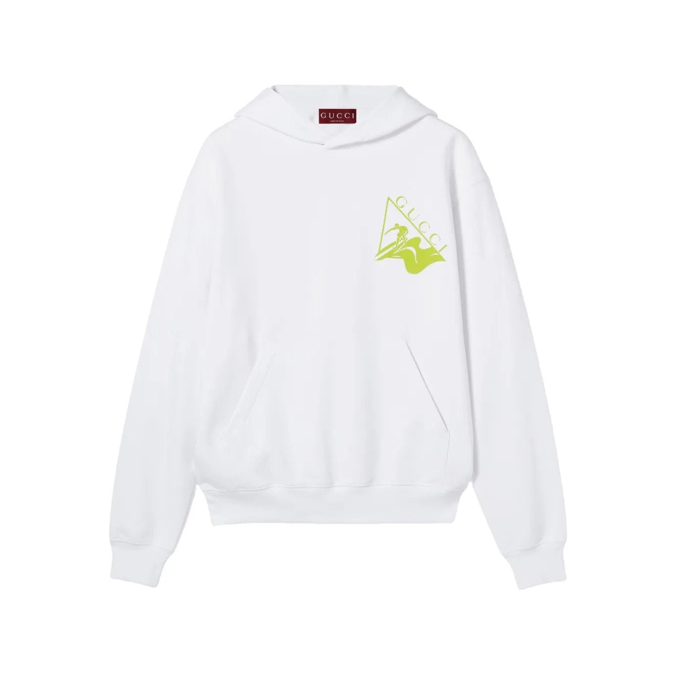 Gucci White Printed Cotton Sweatshirt NWT SZ XL