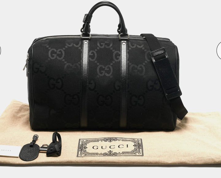 Gucci
Gucci Black Jumbo GG Canvas Large Duffel