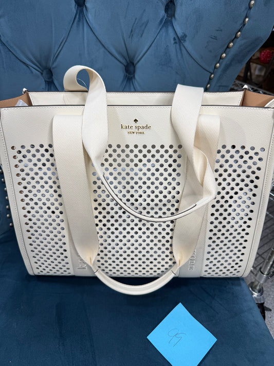 Kate Spade Large Peforated Tote with Xipper