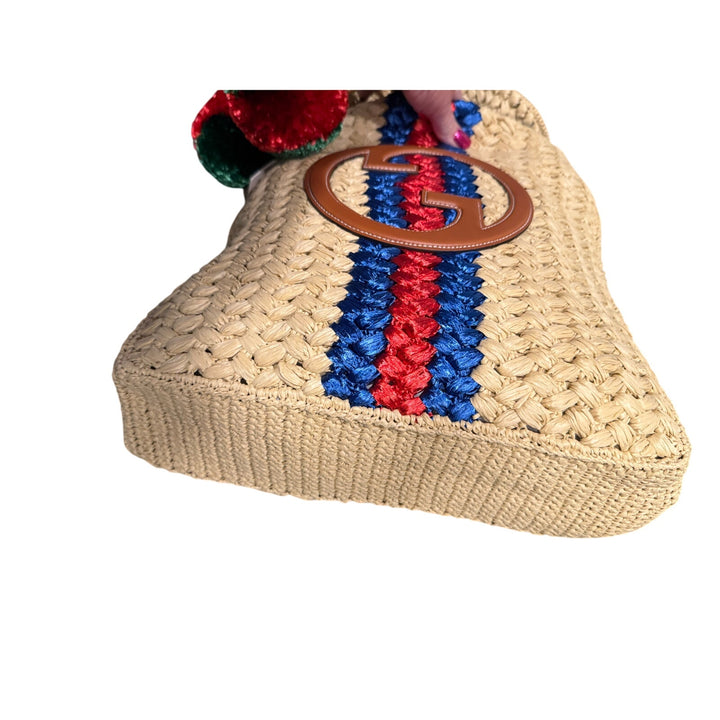 GUCCI BLONDIE RAFIA TOTE - LIMITED EDITION NWT 15.5 x 13 x 3.5