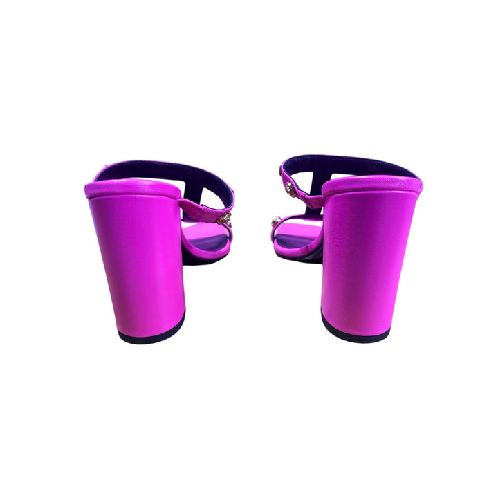 Versace Medusa head sandals fuchsia SZ 6