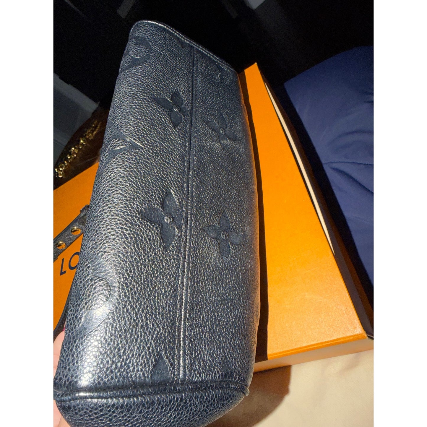 lillyscloset777 Louis Vuitton Favorite Black Empreinte Leather Used Once Full Inclusion