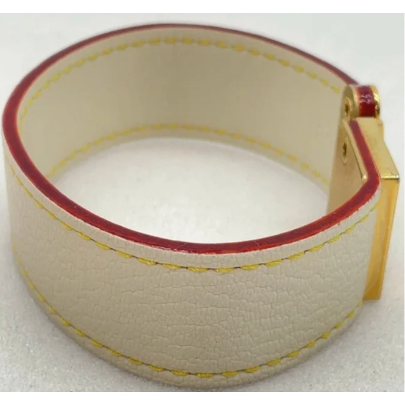 Authentic Louis Vuitton Suhali Leather Koala Bracelet with Box, Dust bag, & Card