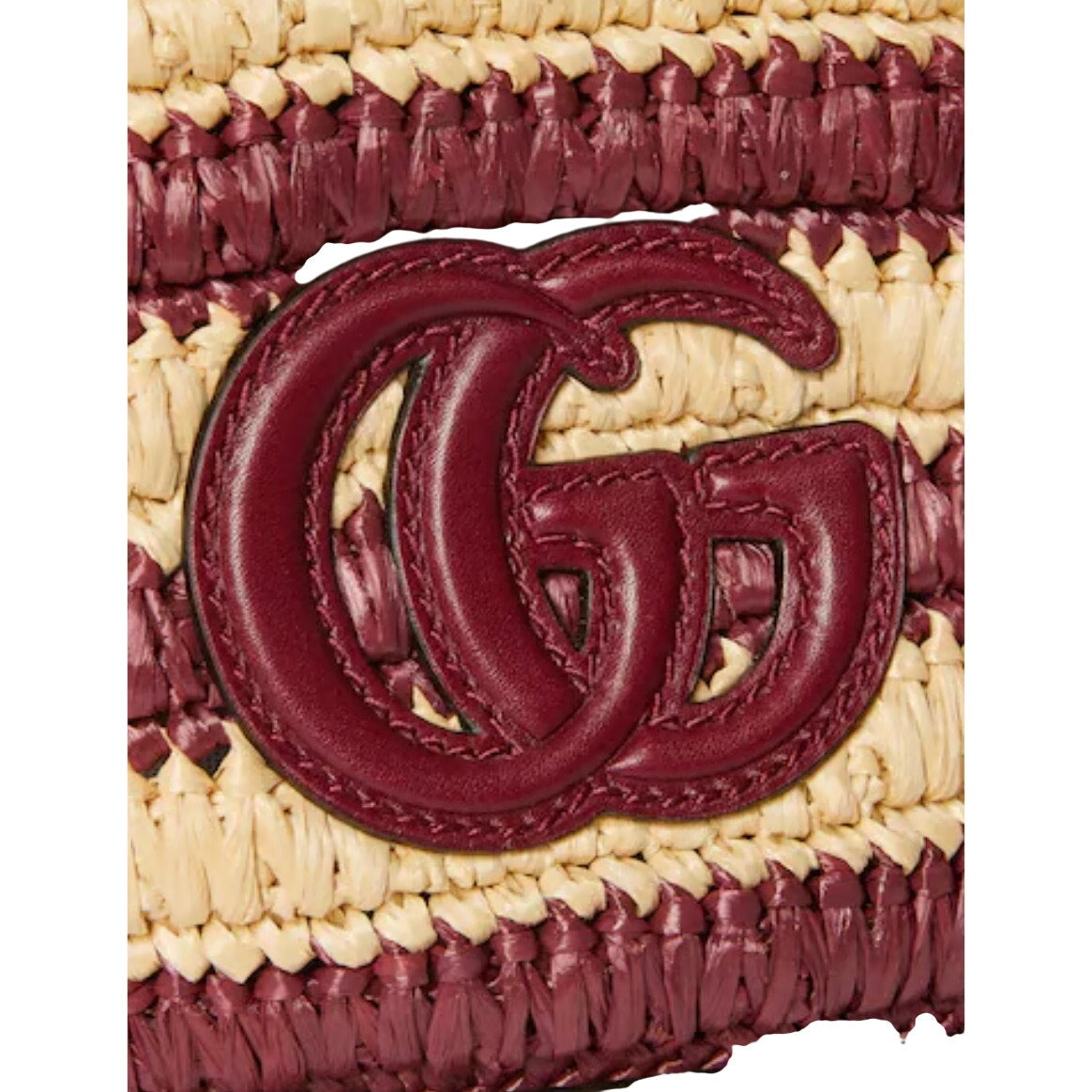 GUCCI WOVEN MINI BUCKET BAG 7.08 x 6.88 x 5.51 NWT