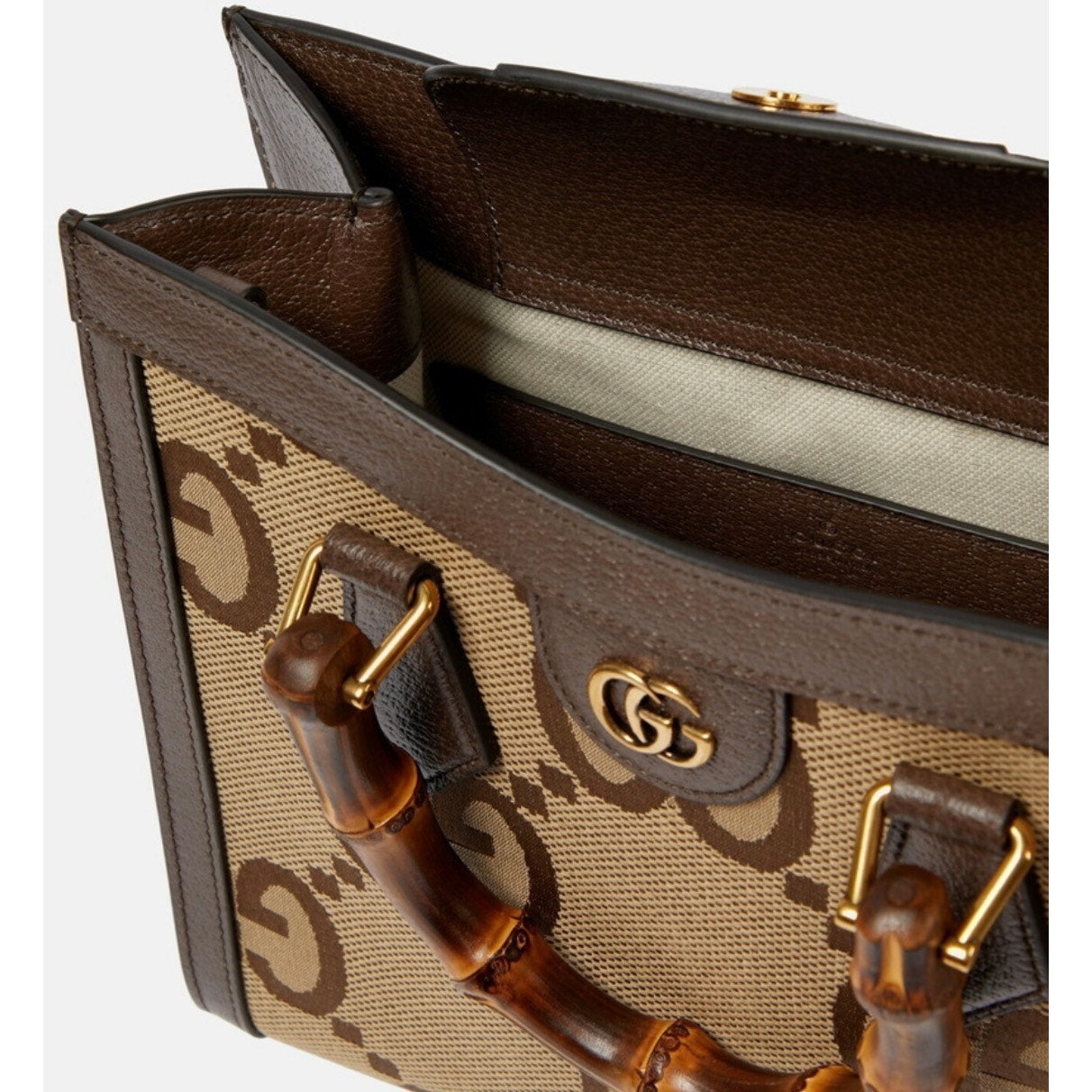 mkongwe Gucci - Diana Small Jumbo GG canvas tote bag NWT with Matching Wallet