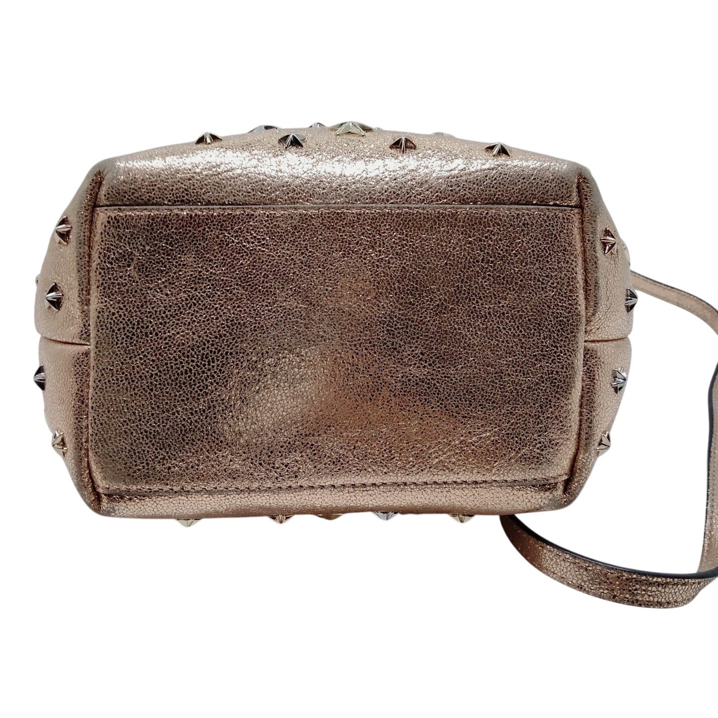 JIMMY CHOO Hand Bag Rose Gold Leather