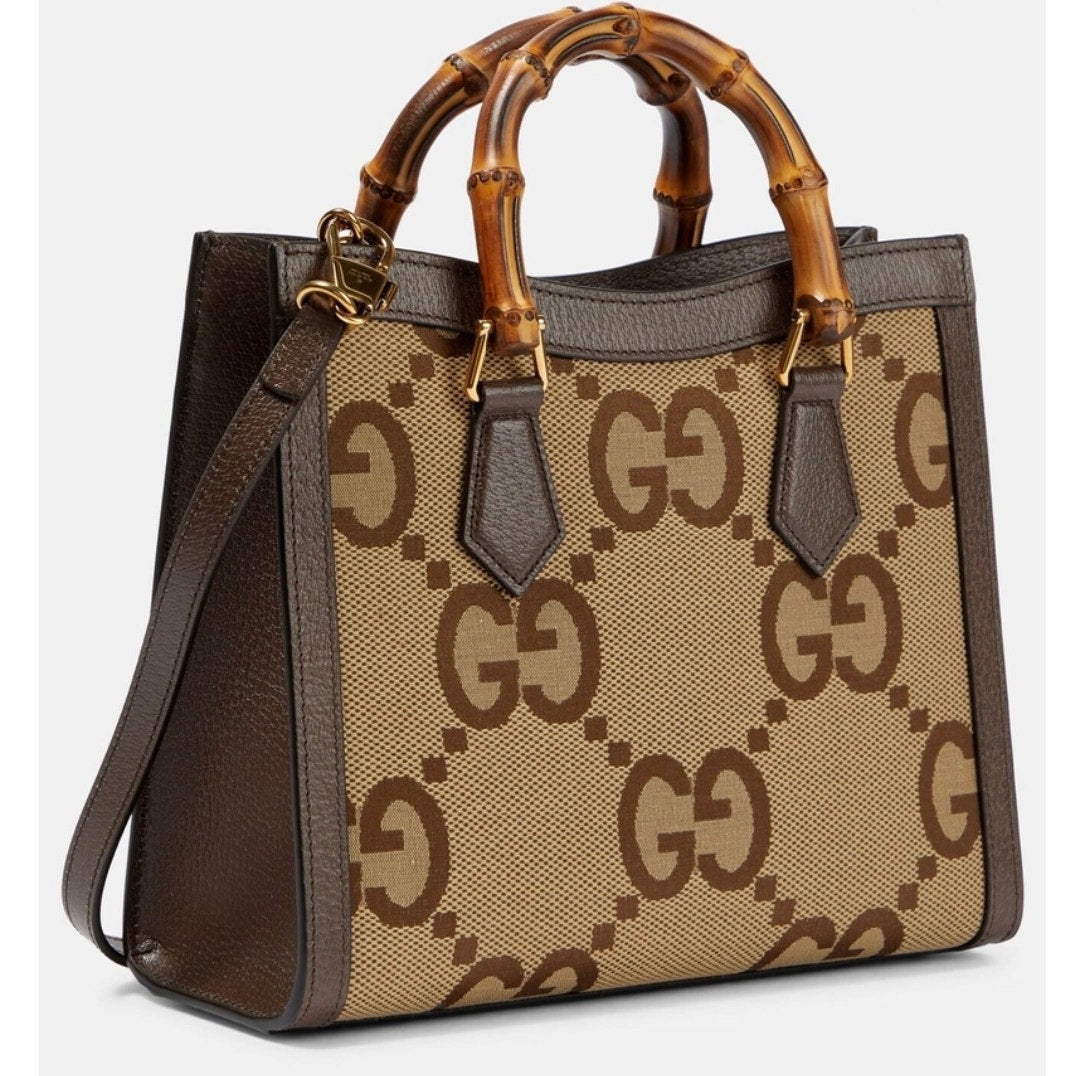 mkongwe Gucci - Diana Small Jumbo GG canvas tote bag NWT with Matching Wallet