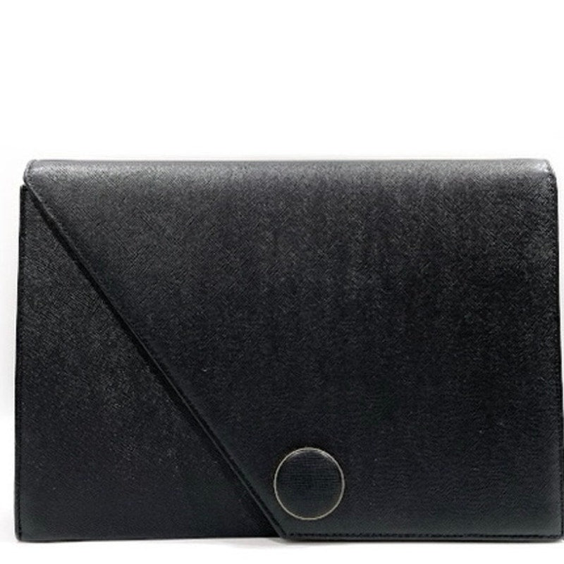 YSL Saint Laurent Vintage Saffiano Leather Clutch