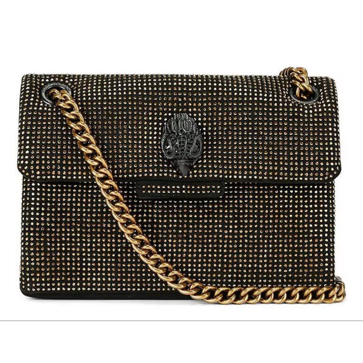 Kurt Geiger London
Fabric Mini Kensington Rhinestone Crossbody Bronze