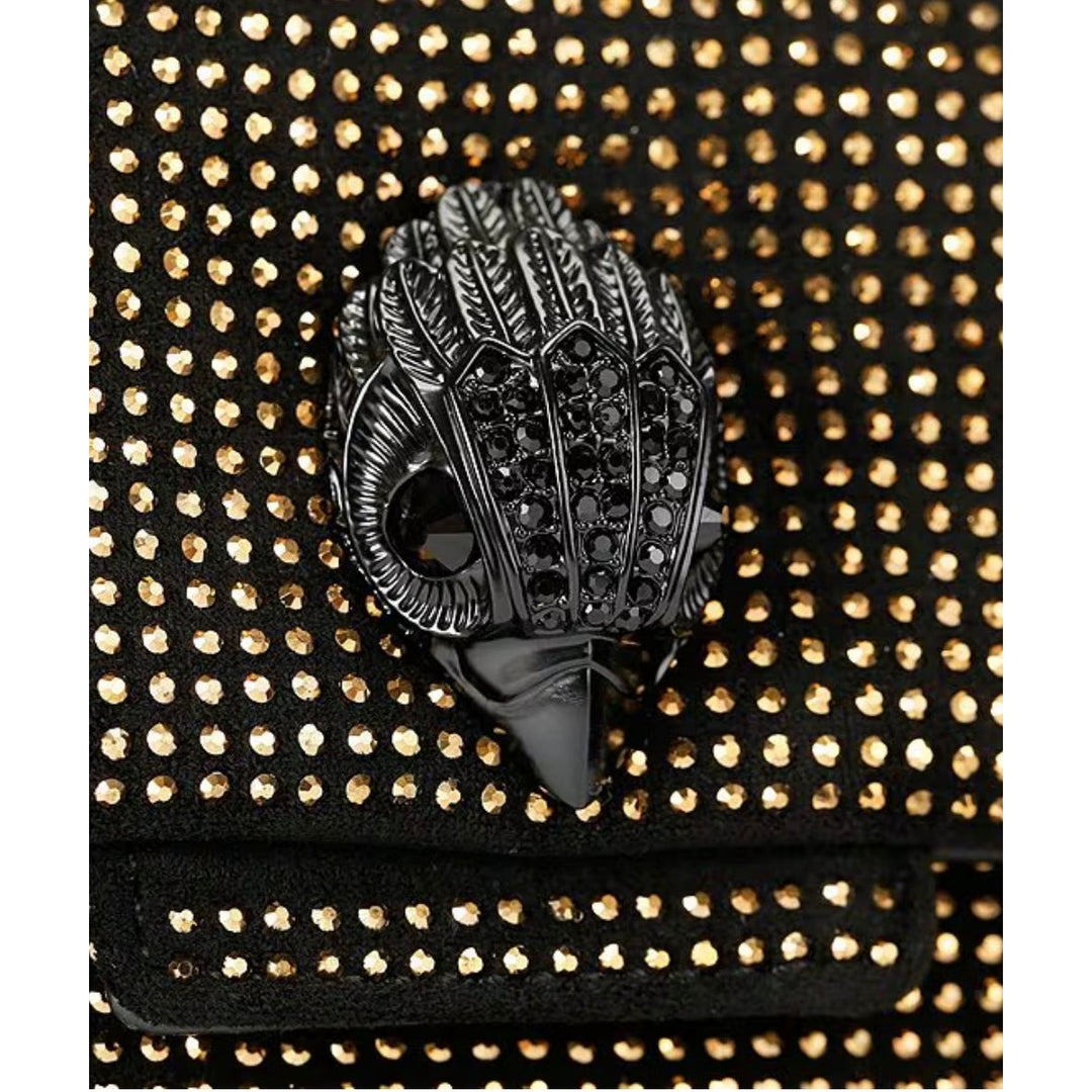 Kurt Geiger London
Fabric Mini Kensington Rhinestone Crossbody Bronze