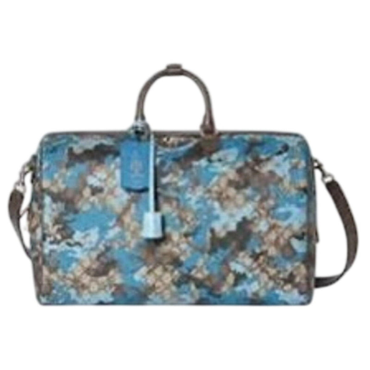 Gucci GG Supreme Camouflage Duffle Bag 20.4x12.9x11 NWT
