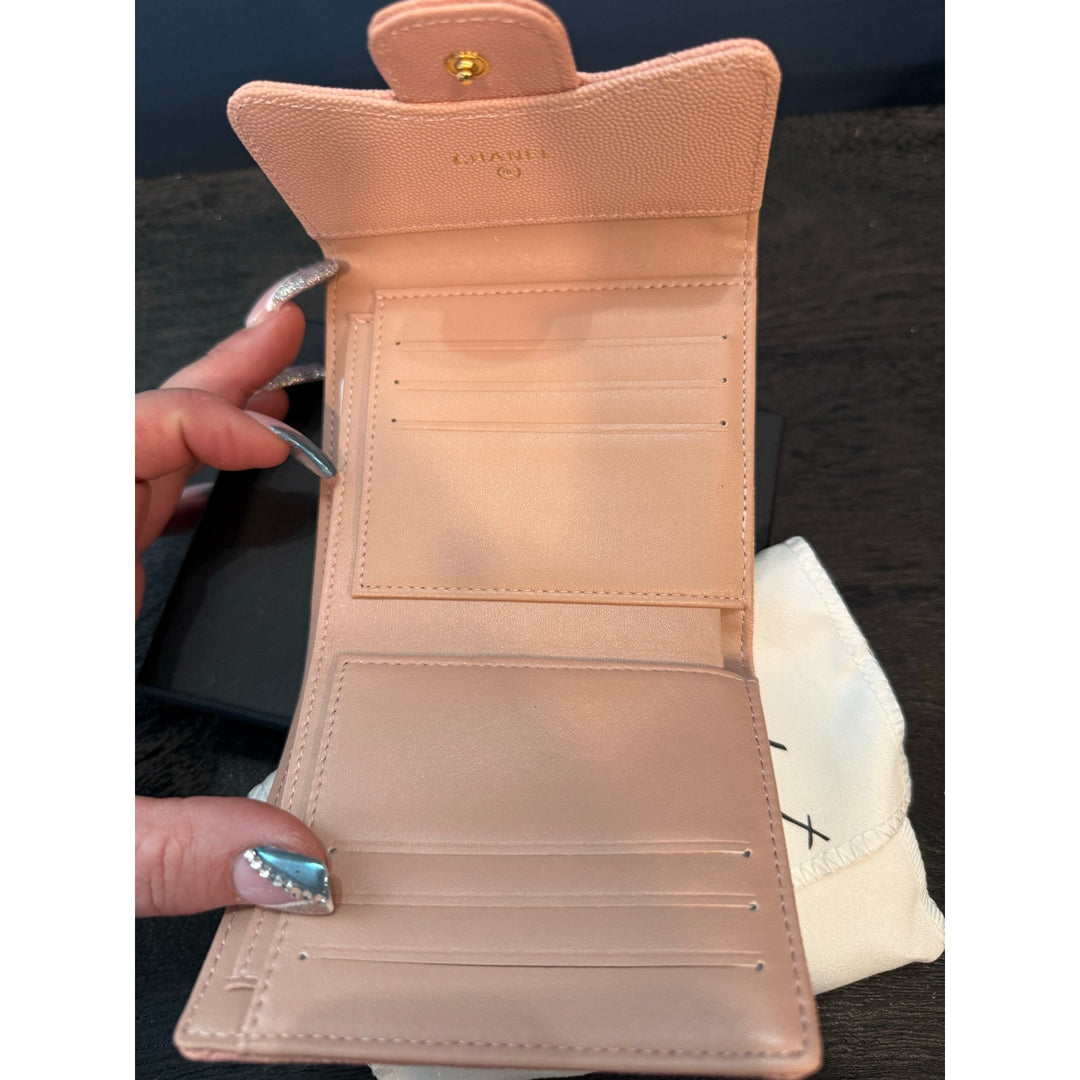 Chanel VIP Novelty Pink Card Holder