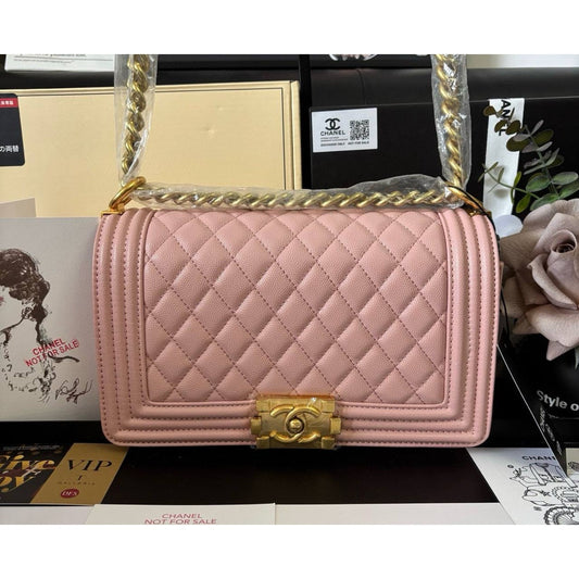 Chanel Beaute NEW Makeup Boy Pink Gold Hardware 9.75 x 6.00 x 2.5