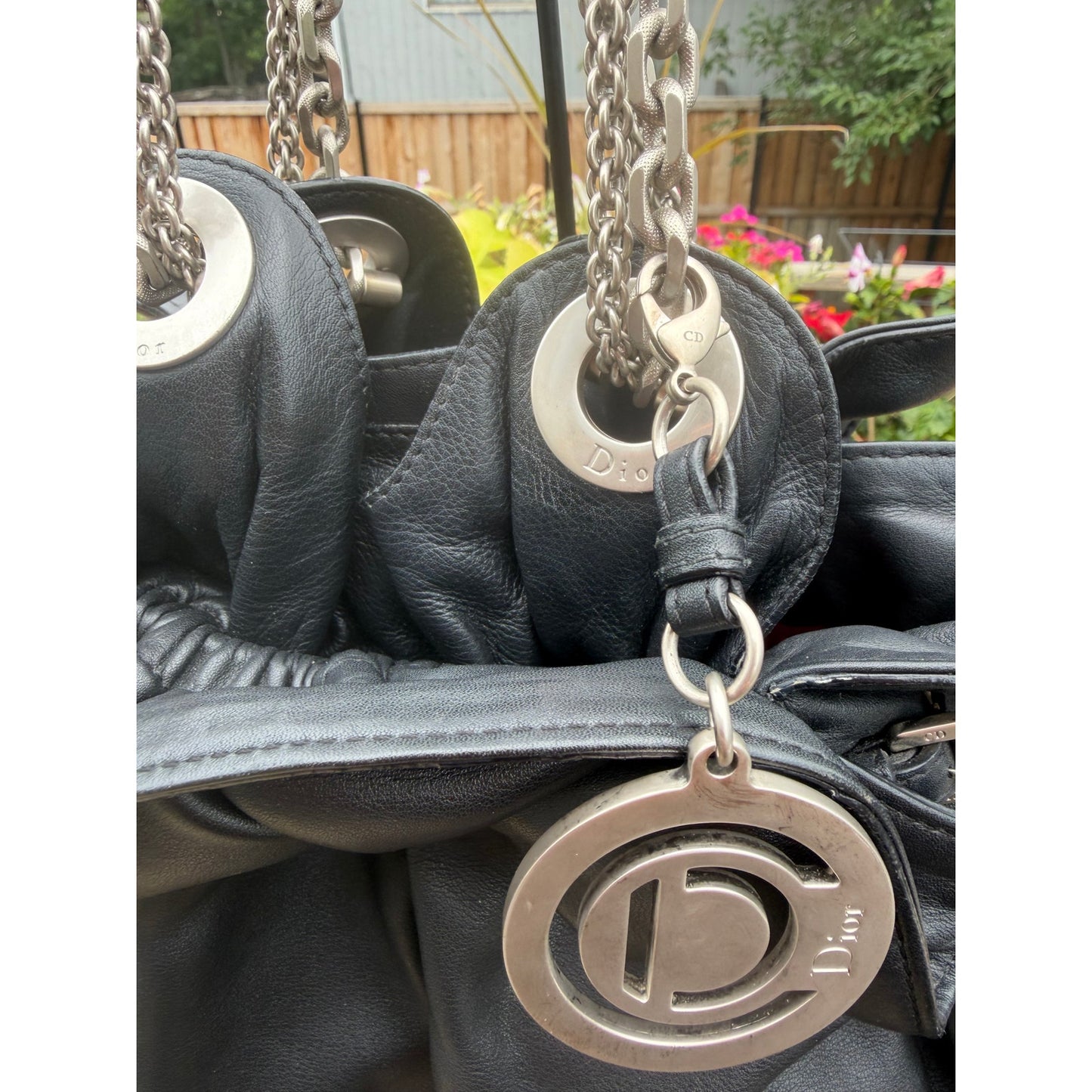 Dior La Trente Black With pink interior EUC
