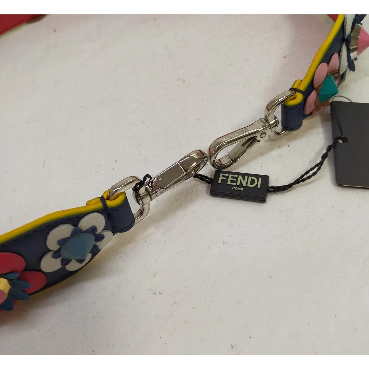 Fendi Shoulder Strap  Navy Blue Leather 4724356