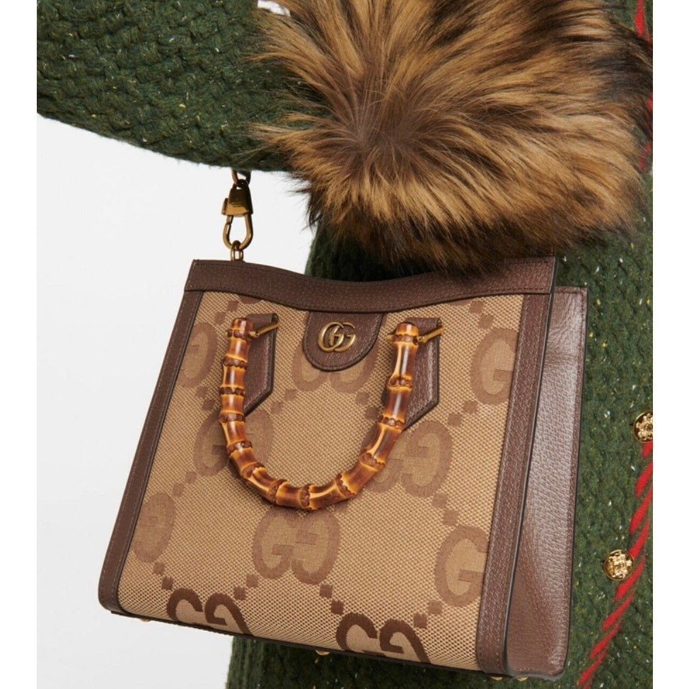 mkongwe Gucci - Diana Small Jumbo GG canvas tote bag NWT with Matching Wallet