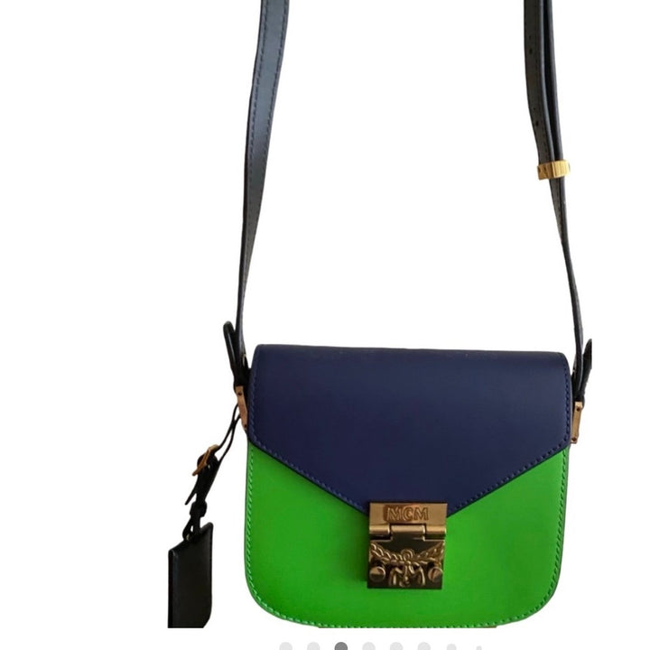 MCM Two Tone Shoulder Bag