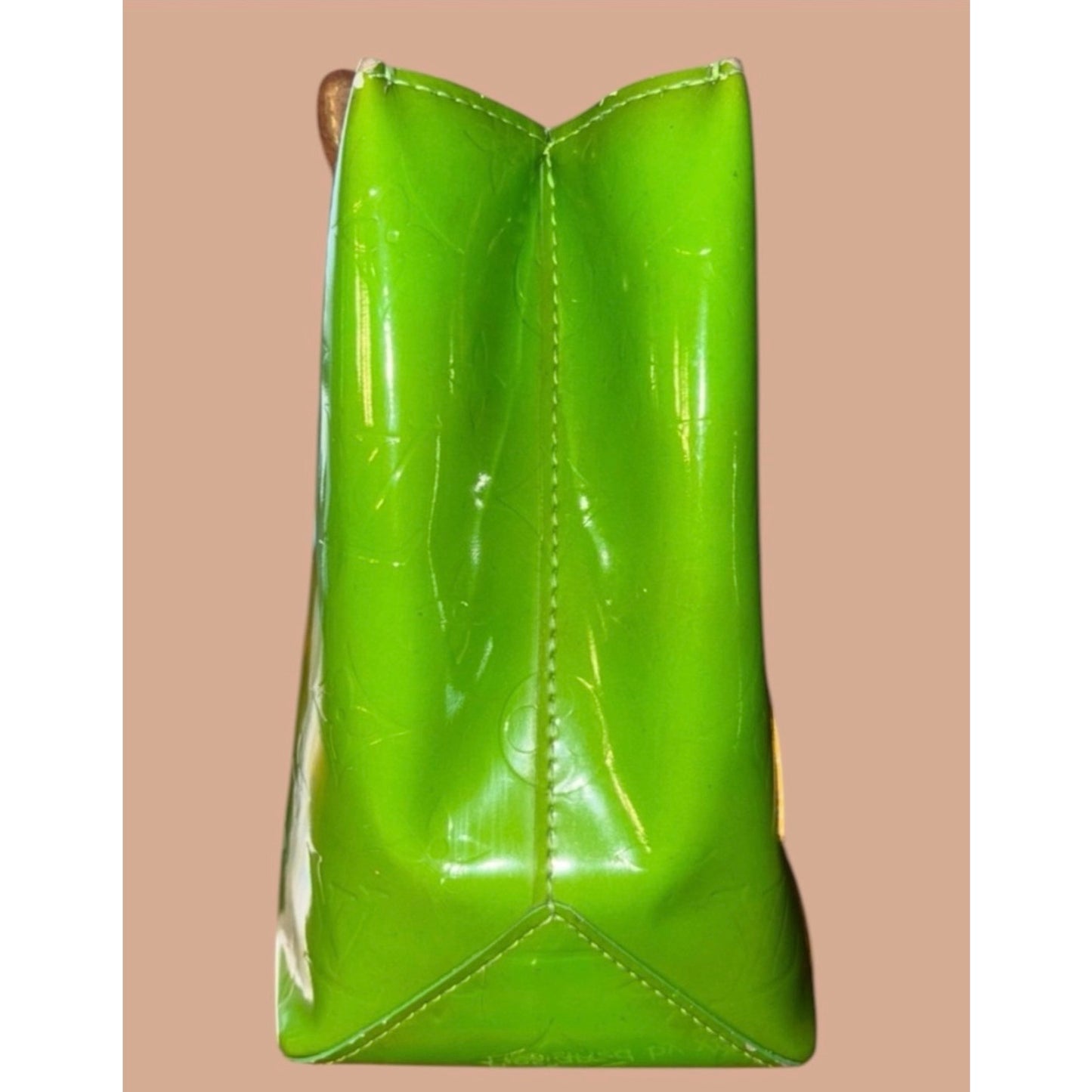 Louis Vuitton Green vernis Reade PM Limited Edition Robert Wilson