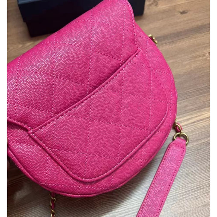 Chanel Beaute NEW Makeup Crossbody Pink DOUBLE CC W/ Box