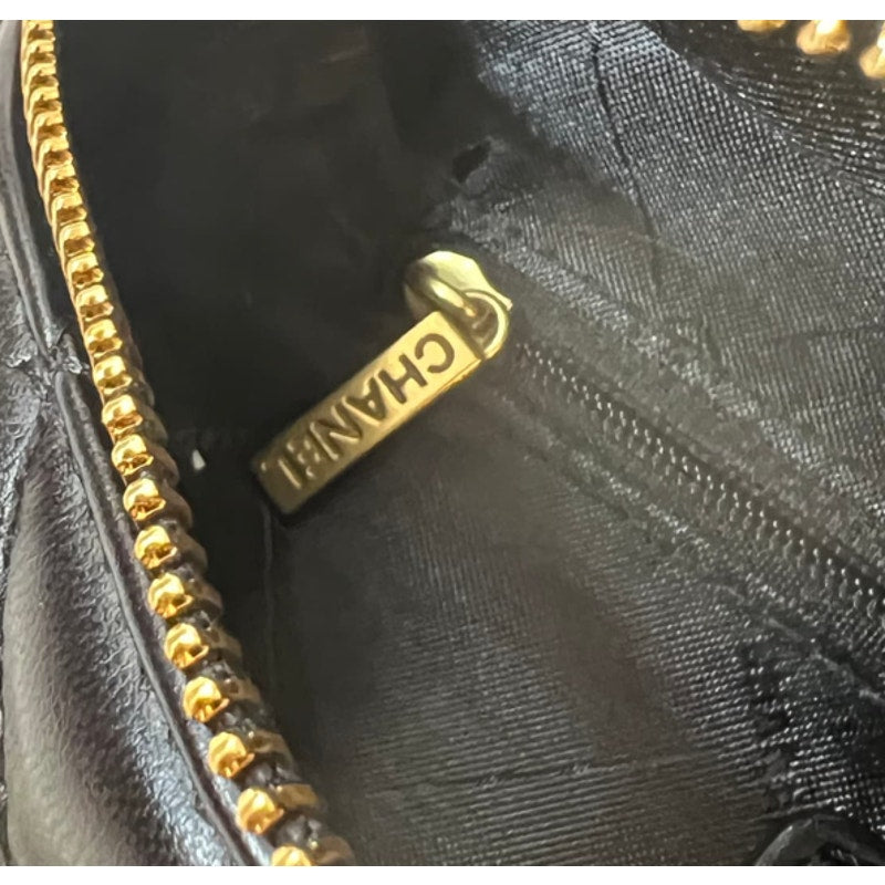 * NWB**BEAUTY CHANEL VEGAN LEATHER BELT BAG or CROSSBODYWITH VIP BOX