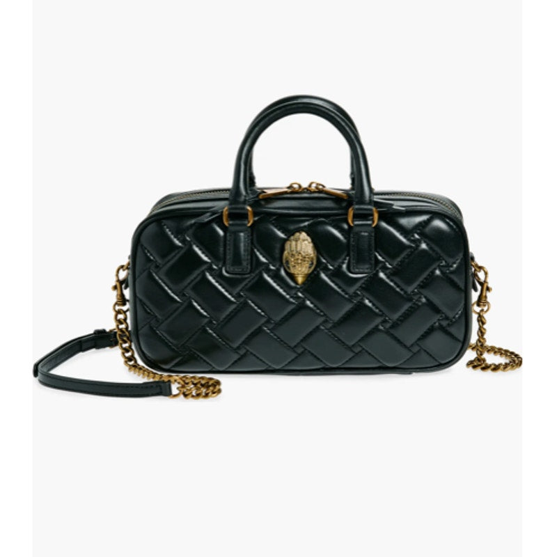 Kurt Geiger London Small Kensington Quilted Leather Duffle Bag