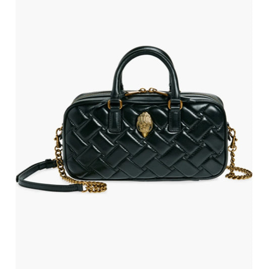 Kurt Geiger London Small Kensington Quilted Leather Duffle Bag