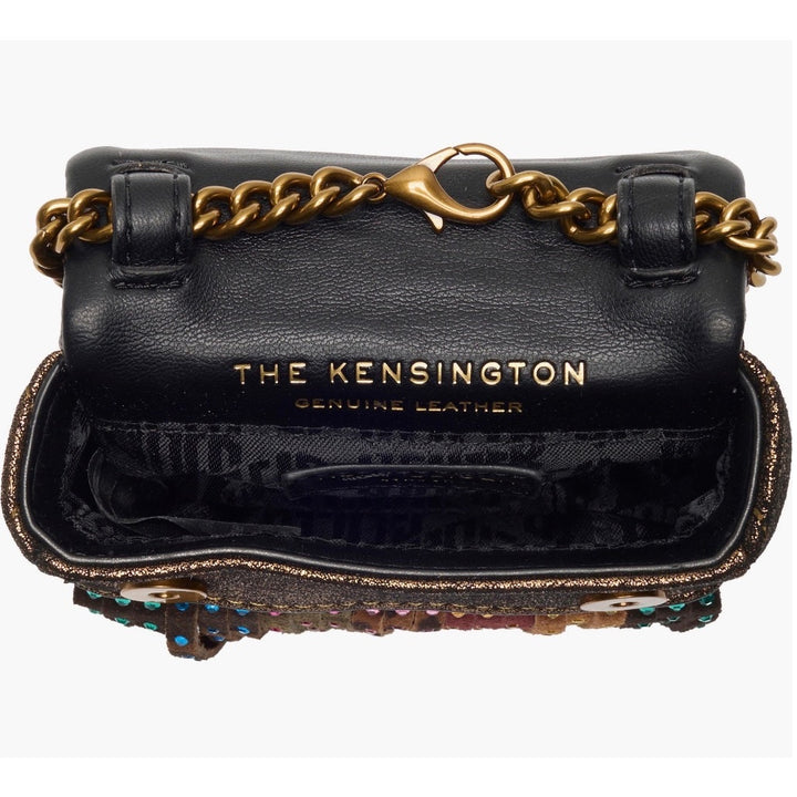 Kurt Geiger London Micro Kensington Leather Fringe