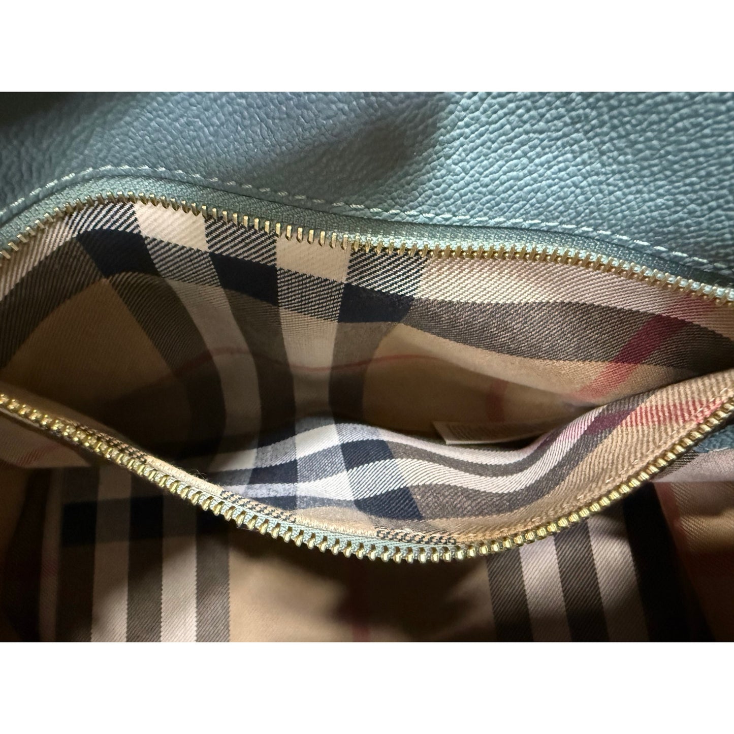 Burberry Buckle Bag in Blue/Green