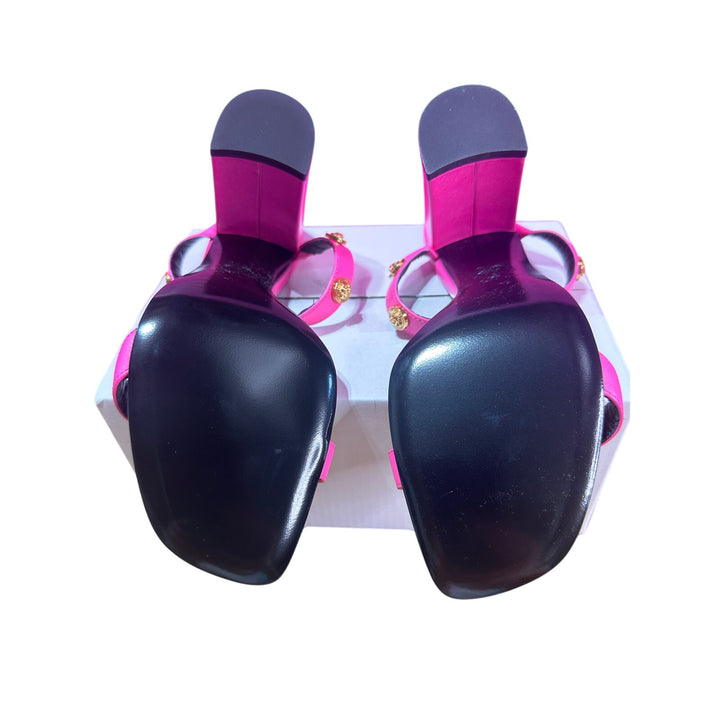 Versace Medusa head sandals fuchsia SZ 6